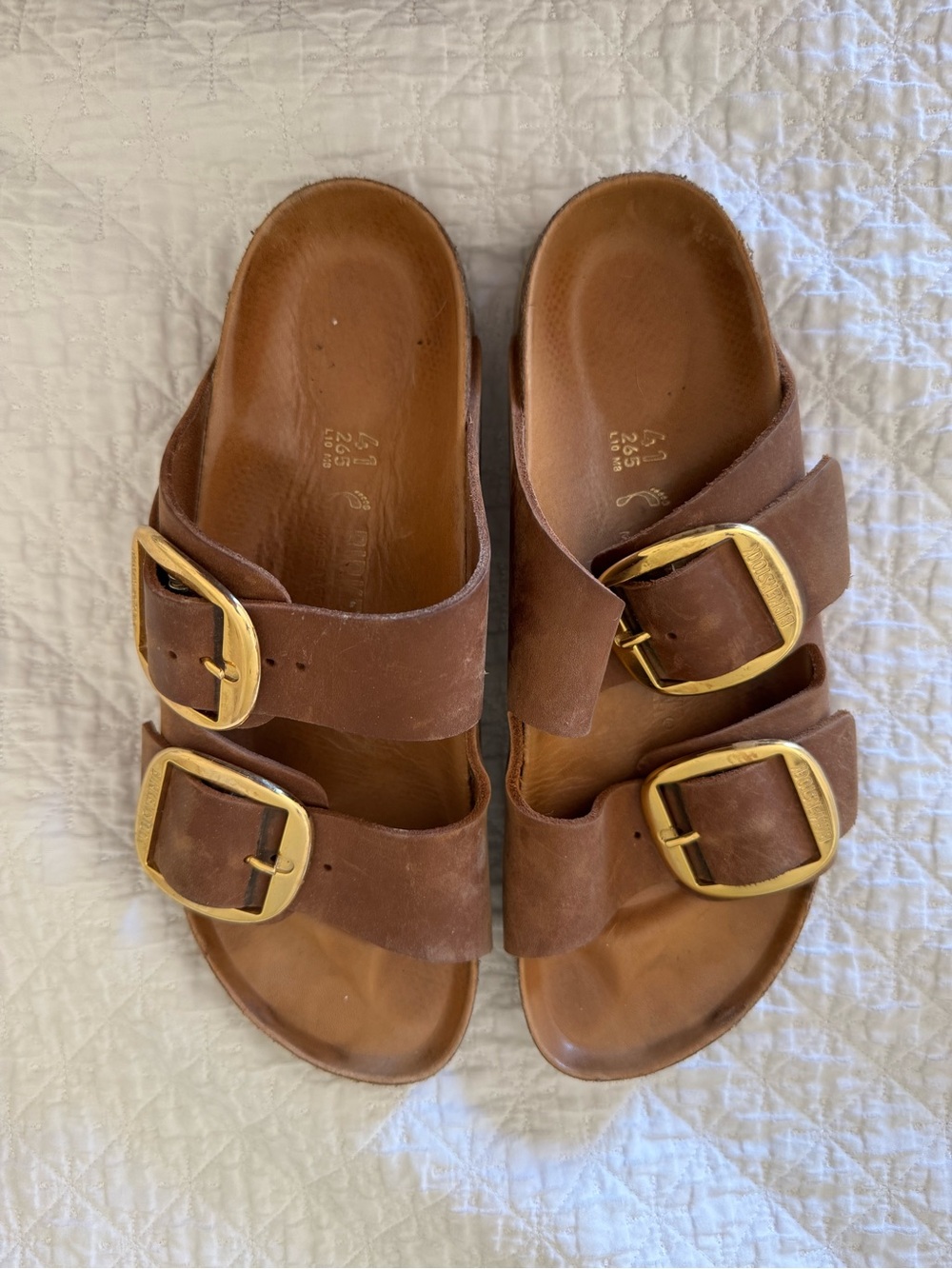 Womenโs Big Buckle Birkenstocks Size 10